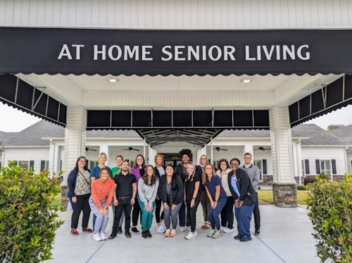 Dr. Eugenia Herbst, assistant professor and academic fieldwork coordinator, Dr. Amanda Davis, assistant professor and Master of Science in Occupational Therapy students visited At Home Senior Living, an Assisted Living Facility in Cochran, GA to provide fall safety screens. 